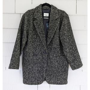 NWT Abercrombie & Fitch Blazer Style Winter Jacket Small